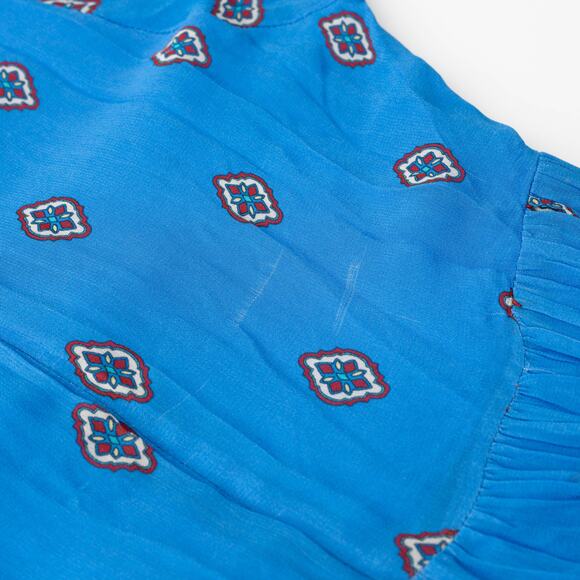 FARM Rio Anika Tiles Blue Maxi Dress - Picture 15 of 15